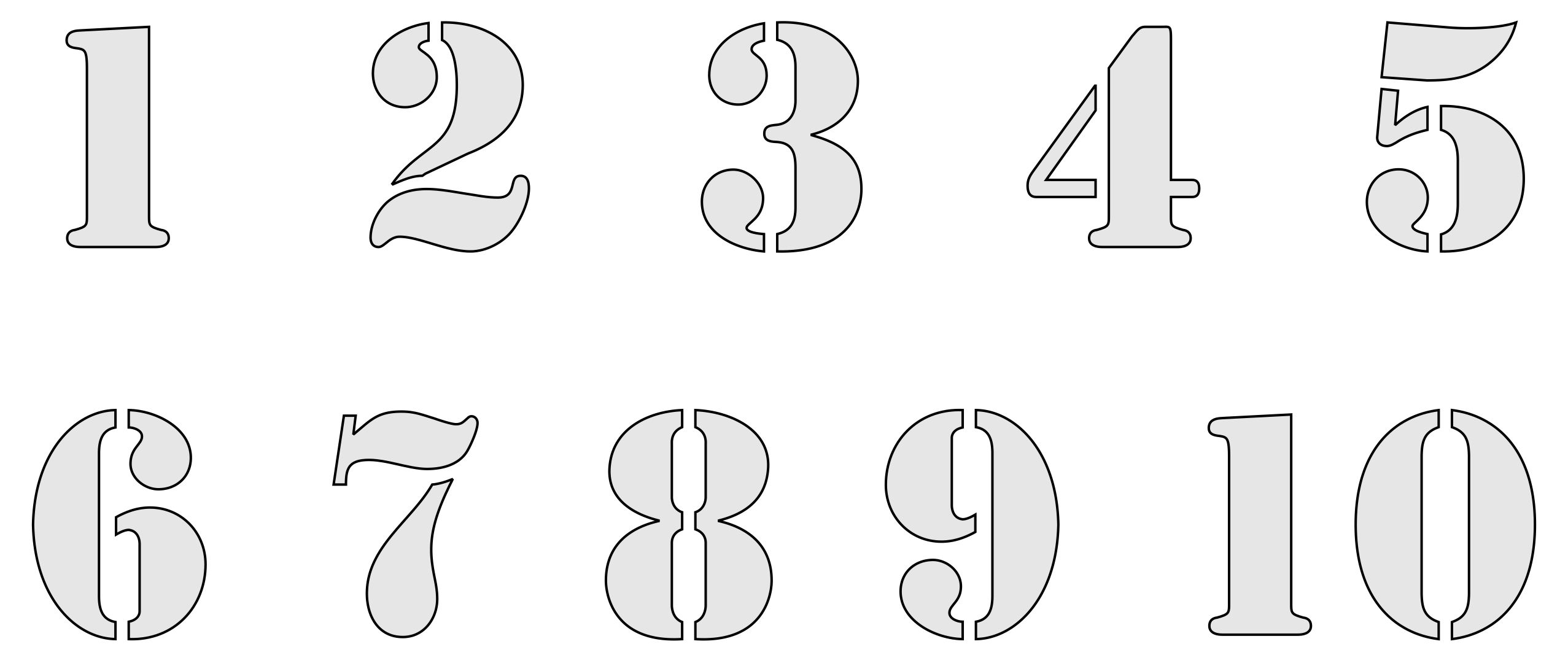 0 10 Printable Numbers Free Templates In All Sizes Worksheets 