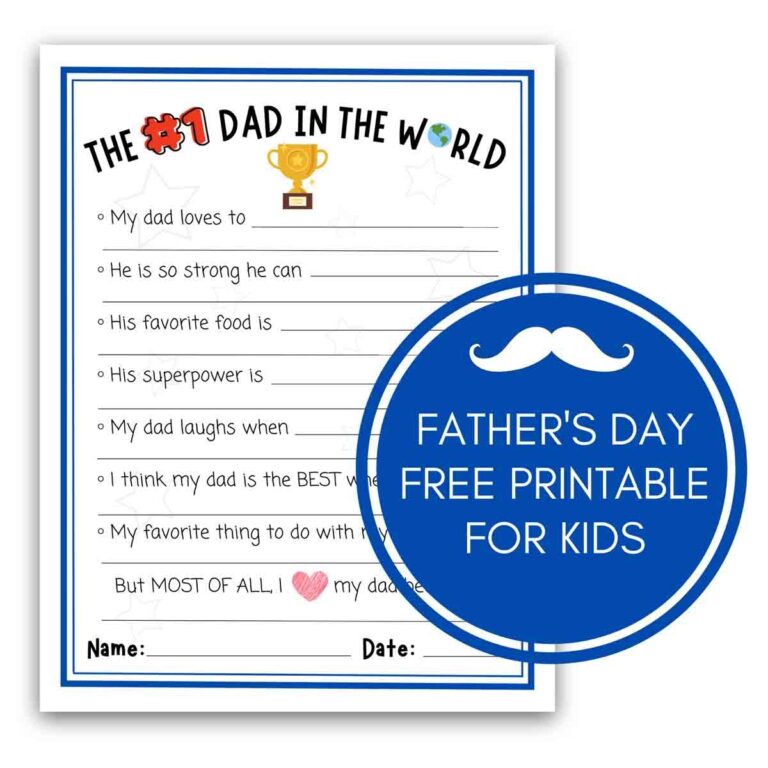 1 BEST Dad Father s Day FREE Printable MindyMakes