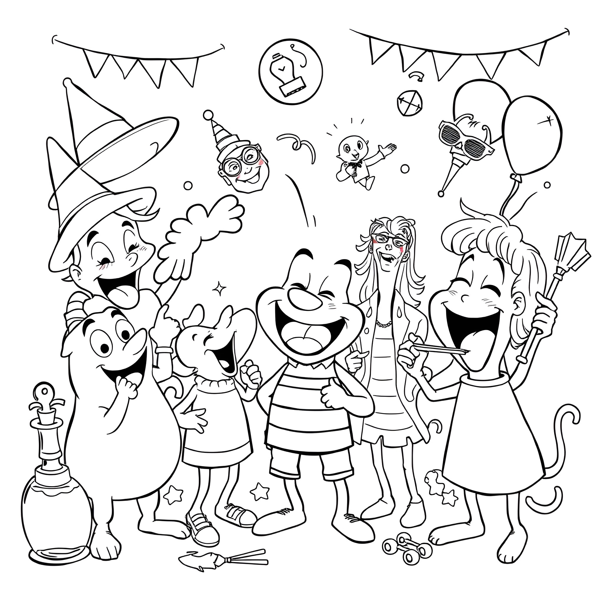 1 Best Funny Coloring Pages Free Printable PDFs 