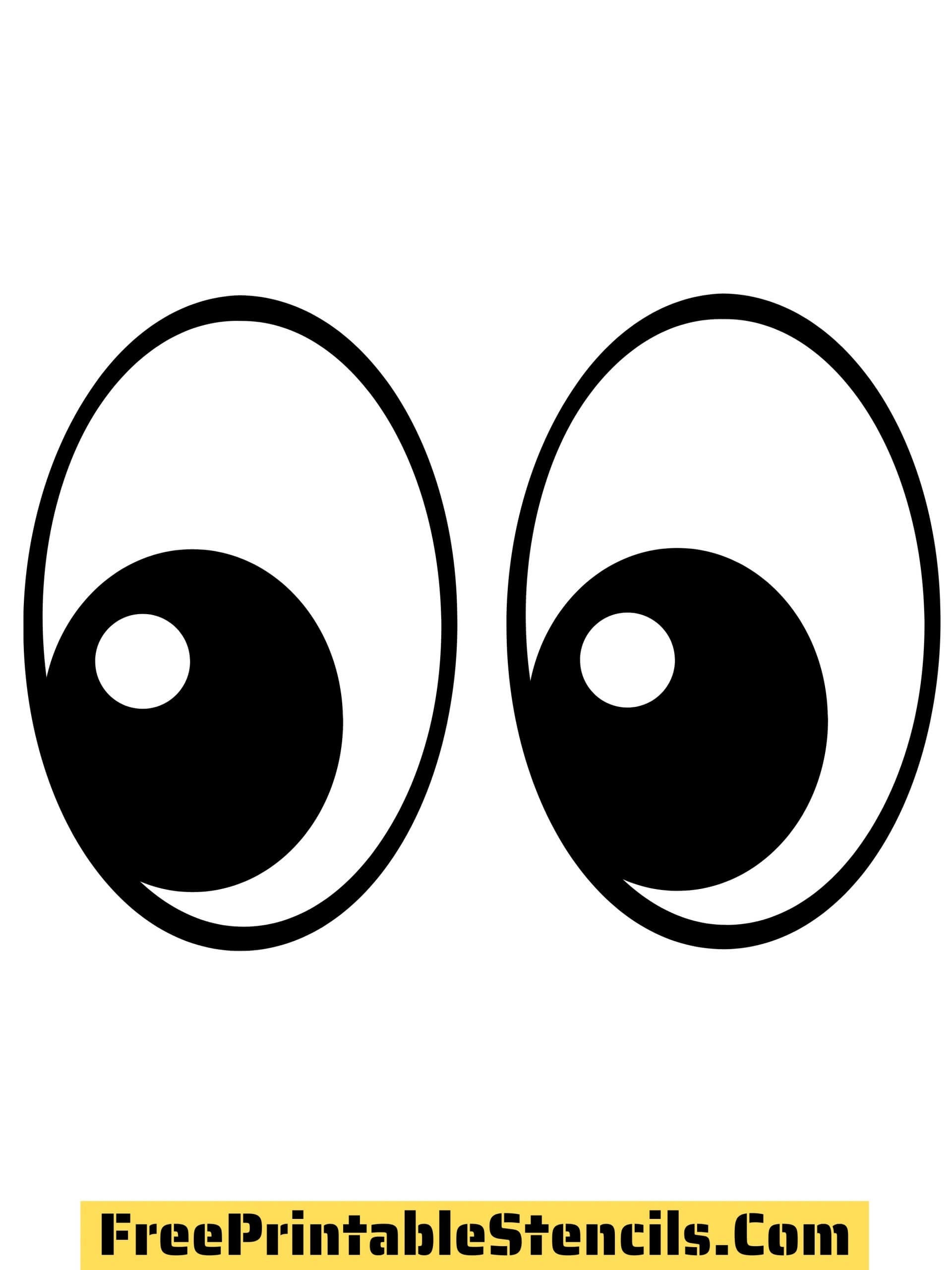 1 Free Printable Eyes Template U0026 Stencils
