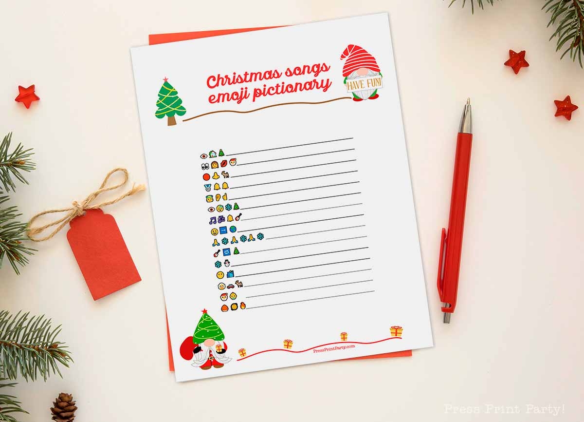 10 FREE Christmas Games Printables Press Print Party