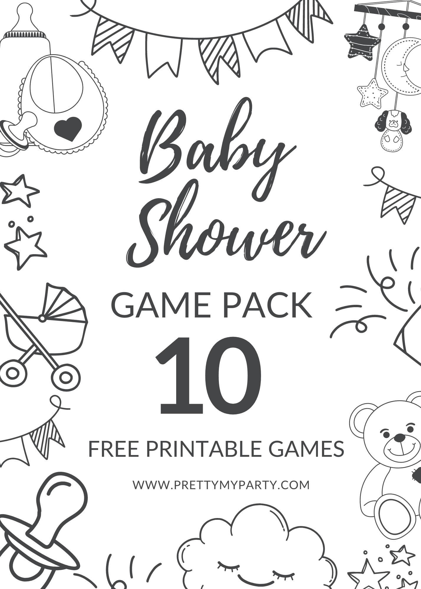 10 Free Printable Baby Shower Games Pretty My Party