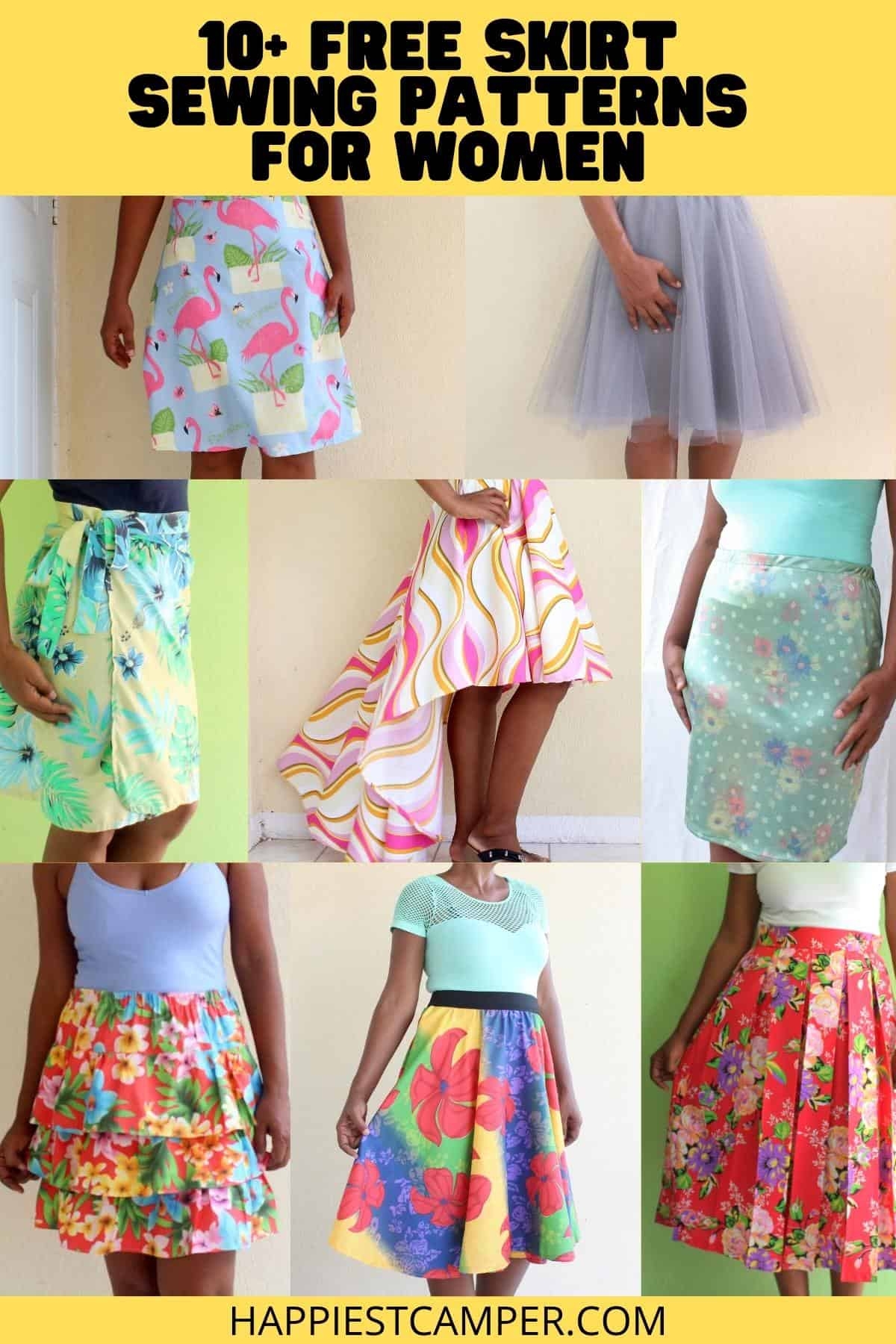 10 Free Skirt Sewing Patterns For Women