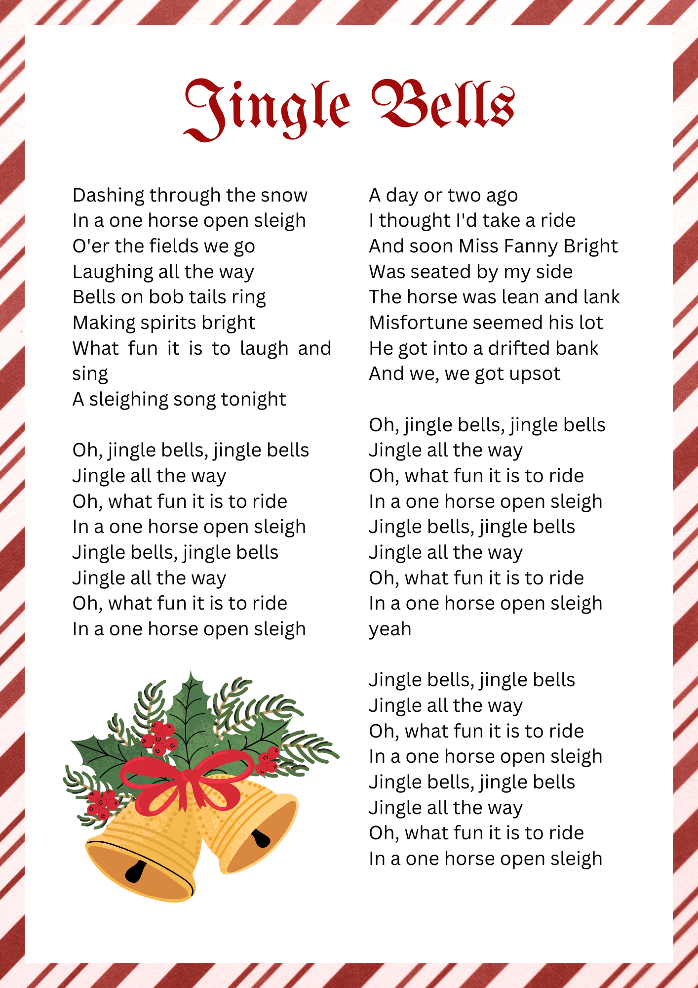 10 Fun Free Christmas Carol Printables For Kids In 2025