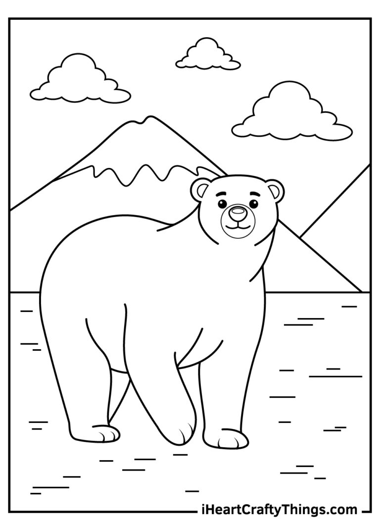 10 Polar Bear Coloring Pages 100 Free Printables 