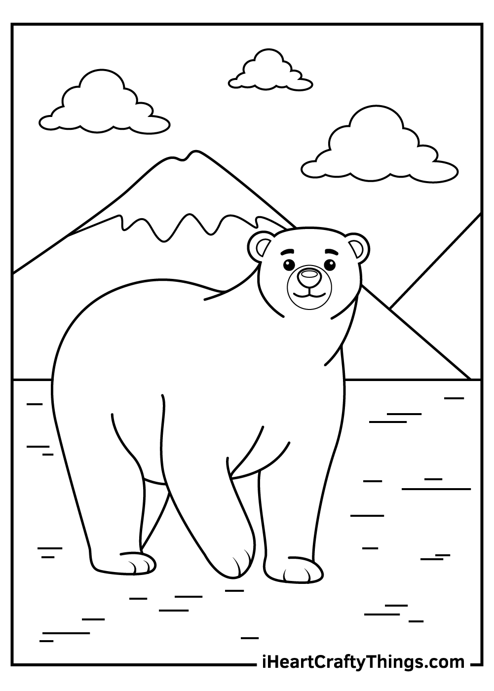 10 Polar Bear Coloring Pages 100 Free Printables 