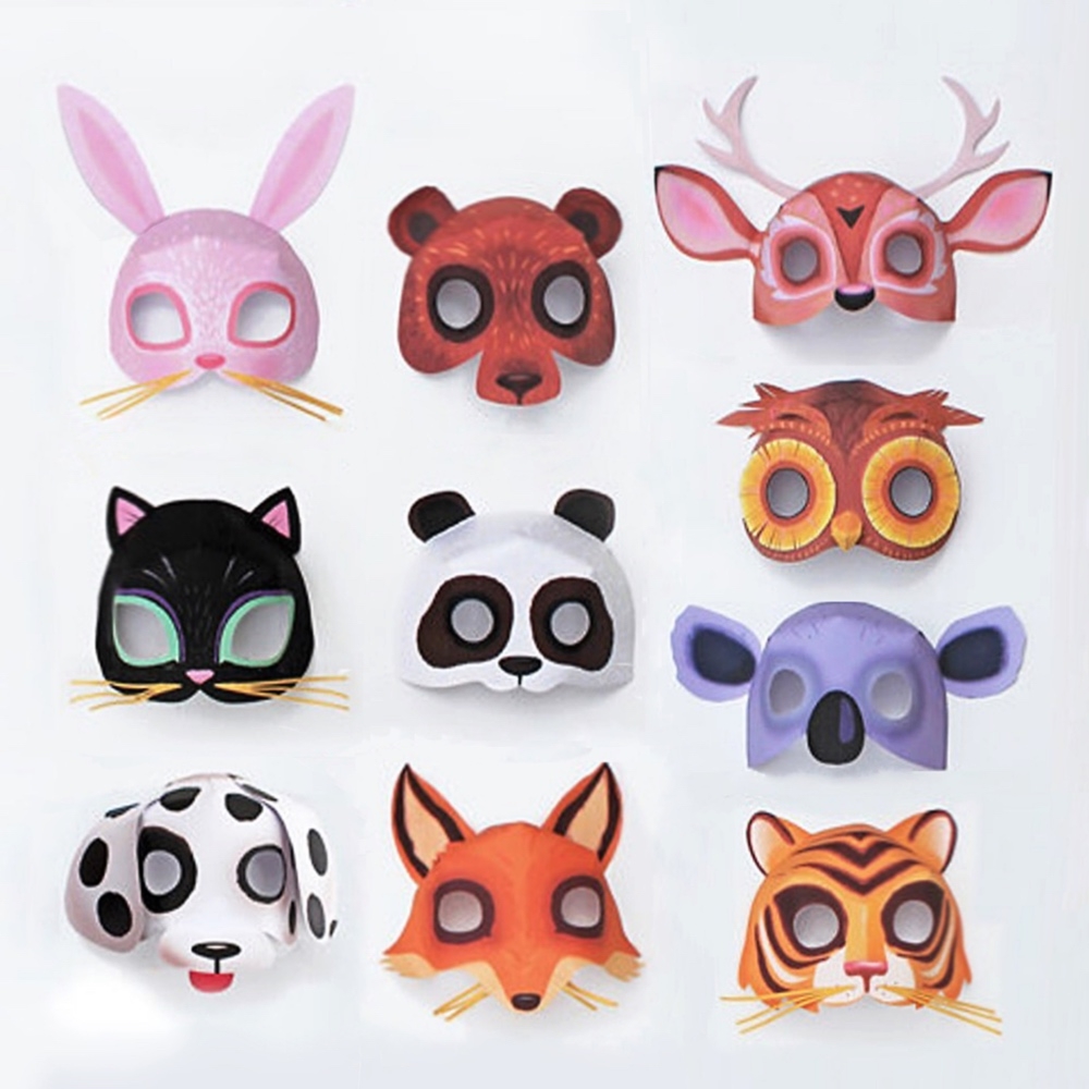 10 Printable Animal Masks