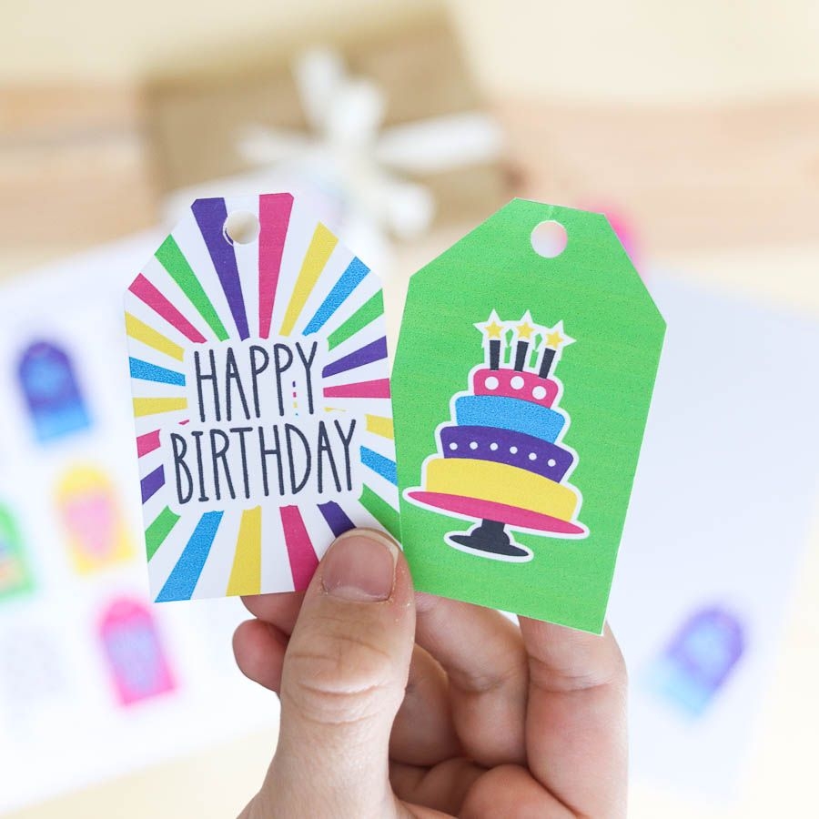 Free Printable Happy Birthday Labels