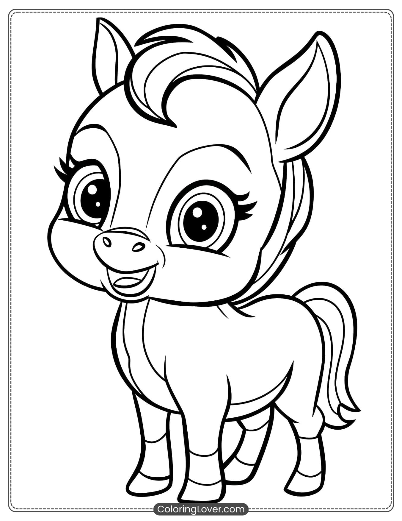 Horse Coloring Pages Free Printable