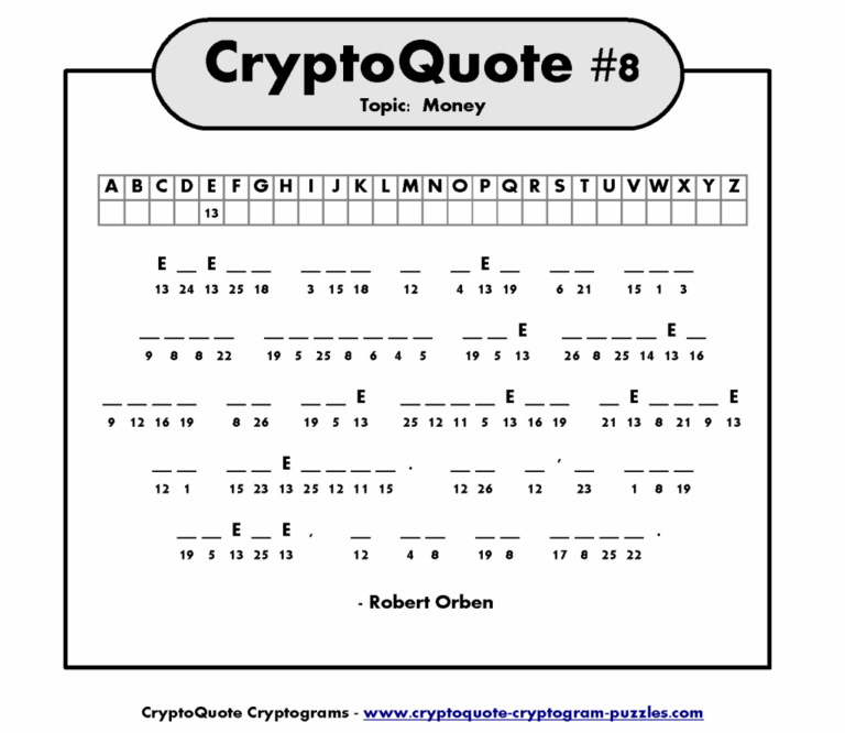 11 Cryptograms Ideas Free Printable Puzzles Word Puzzles 