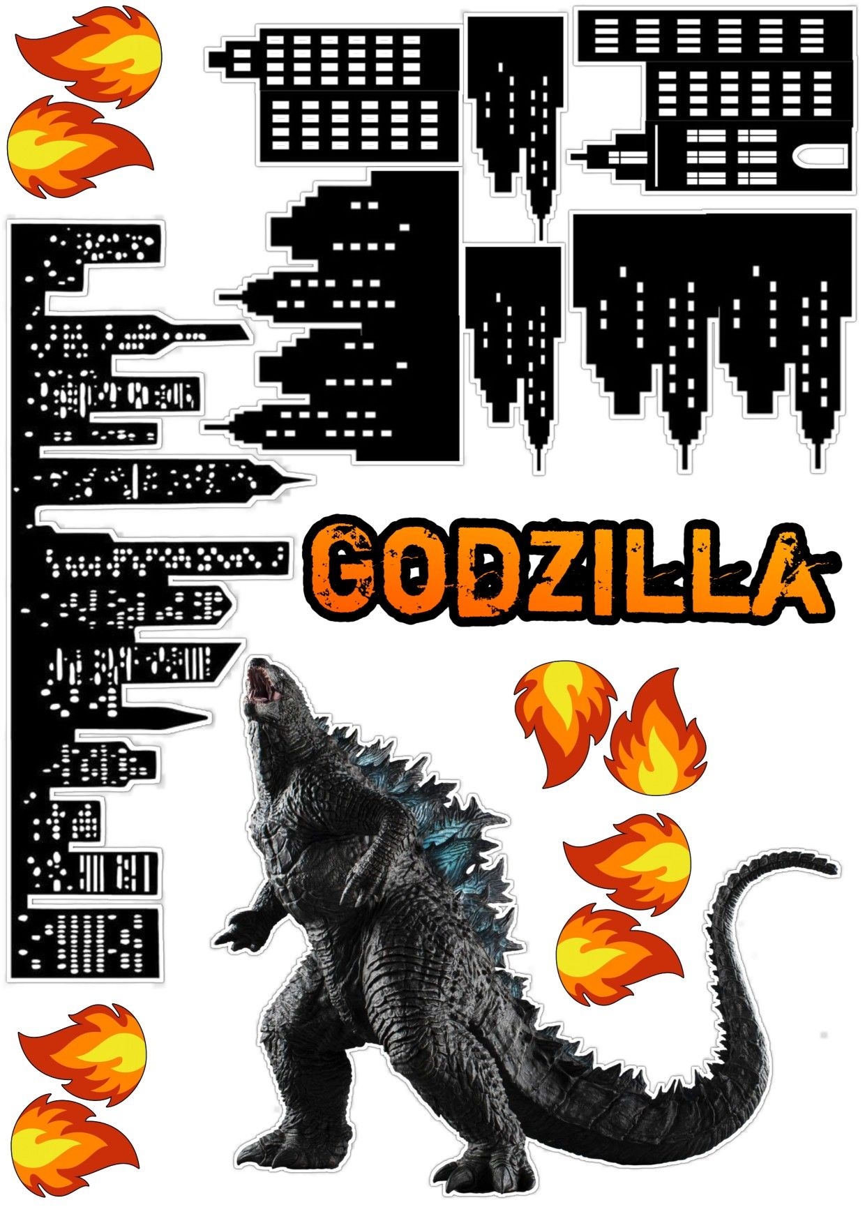 11 Ideas De Godzilla And Kong Cake Cumplea os De Godzilla Fiesta De Godzilla Fiesta De Cumplea os Godzilla