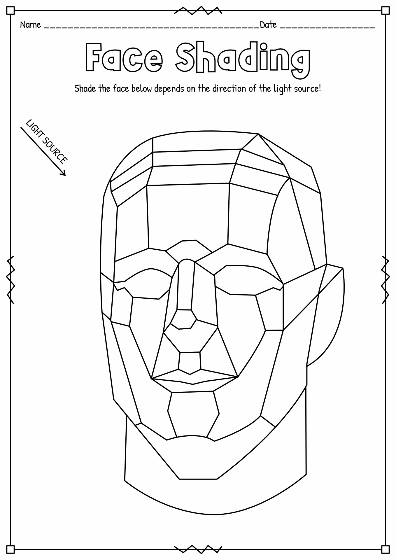 11 Shading Art Worksheets Free PDF At Worksheeto