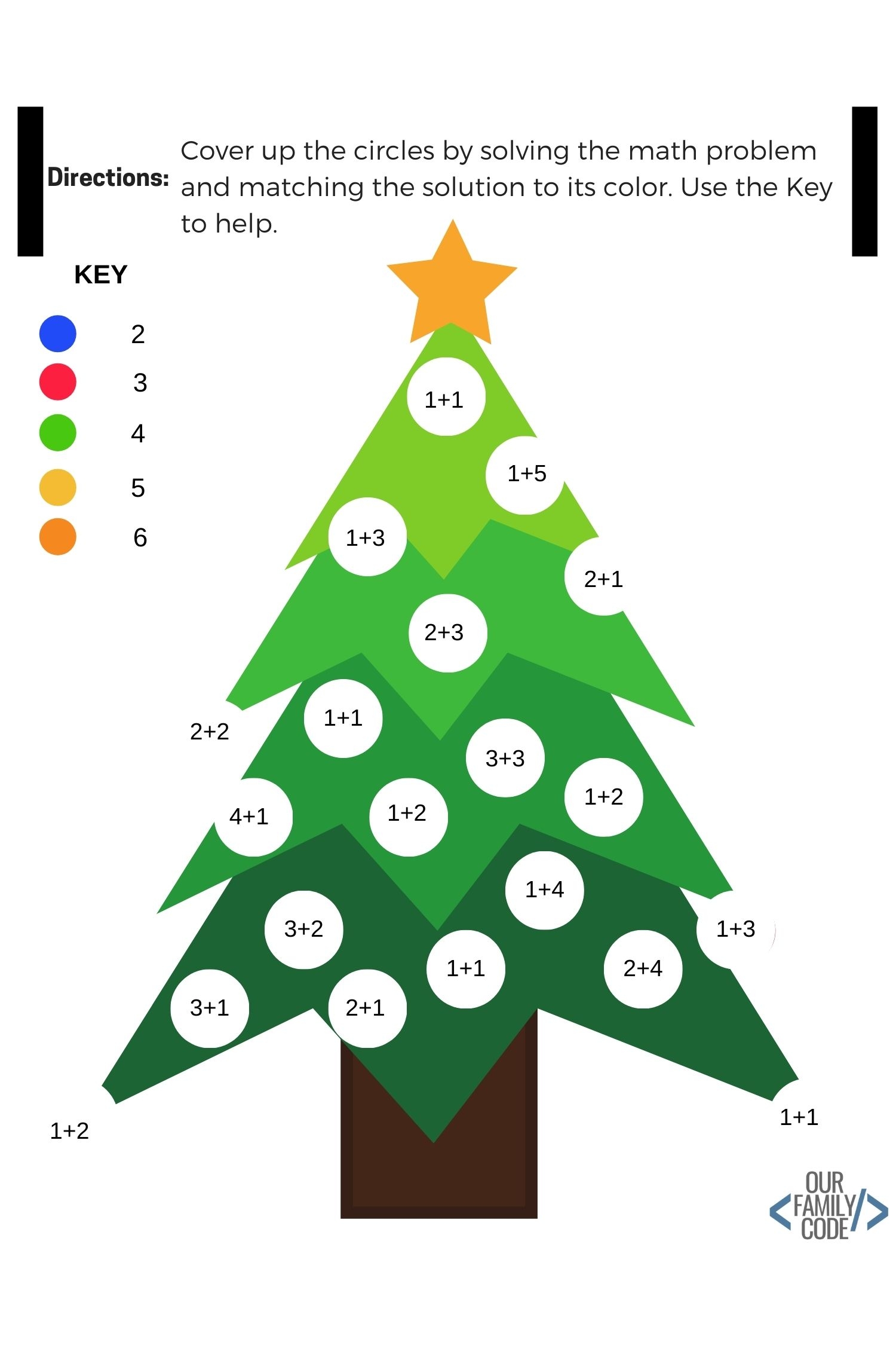 12 Days Of Free Christmas Worksheets For Kids Our Family Code