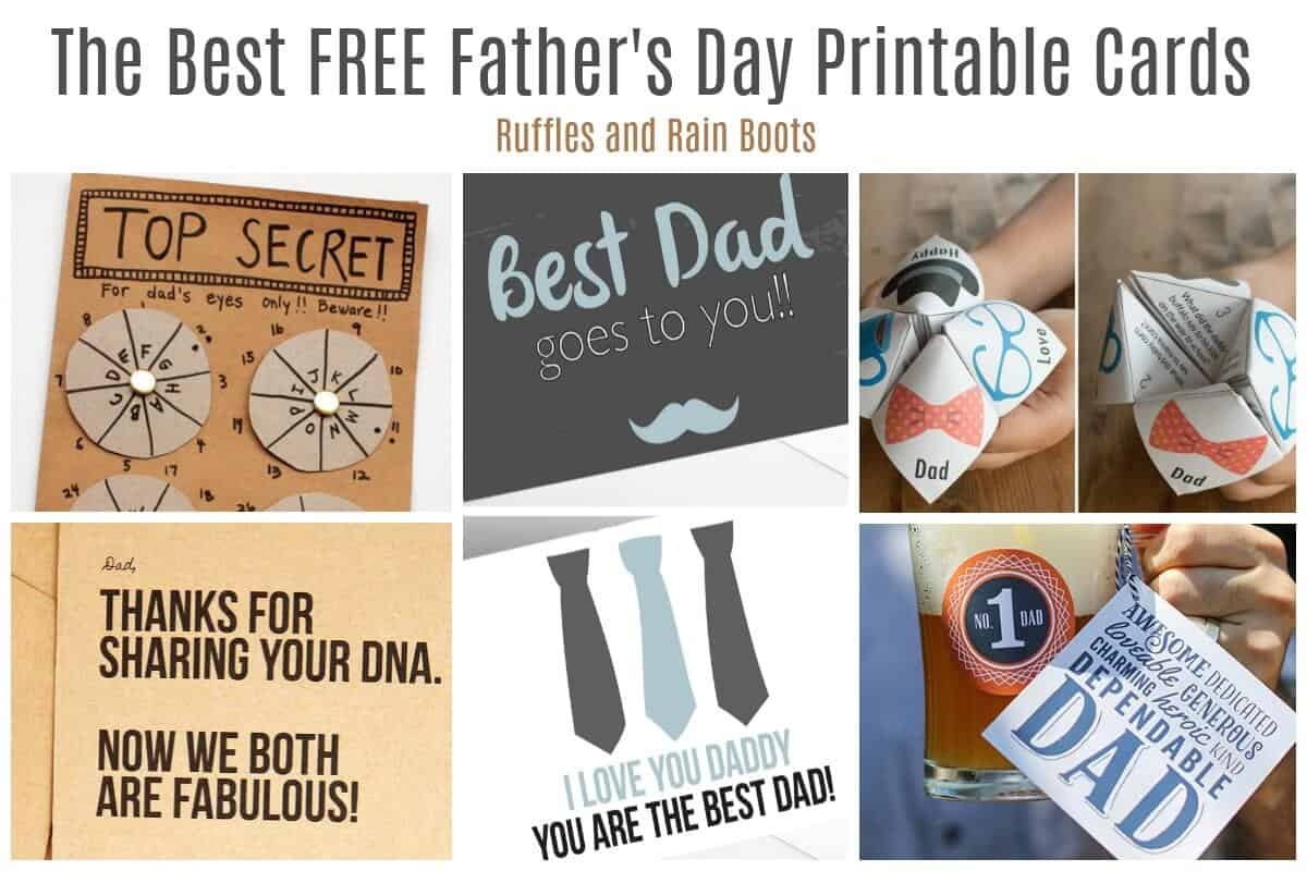 12 Free Printable Father s Day Cards Ruffles And Rain Boots