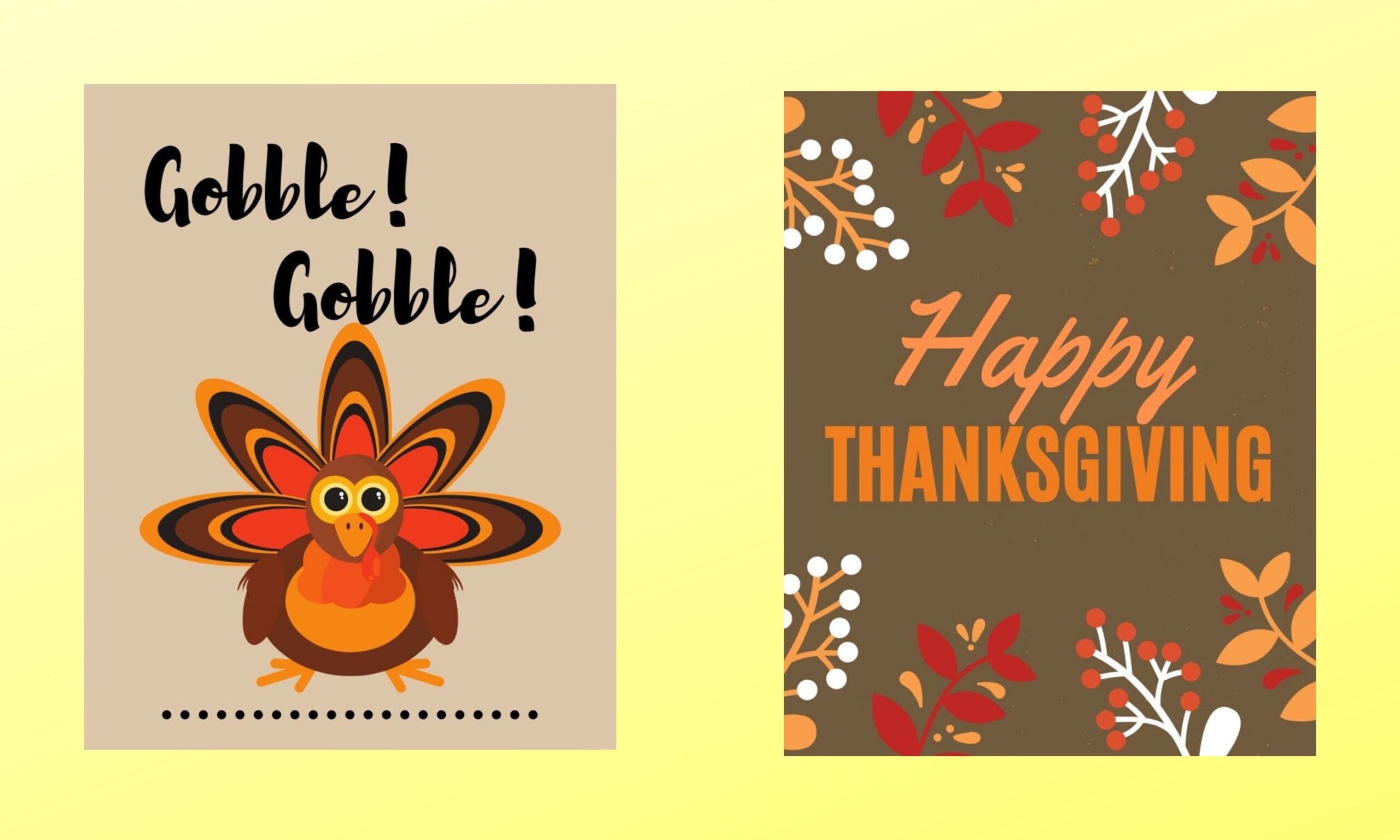 14 Thanksgiving Decorations You Can Print Out The Peculiar Green Rose