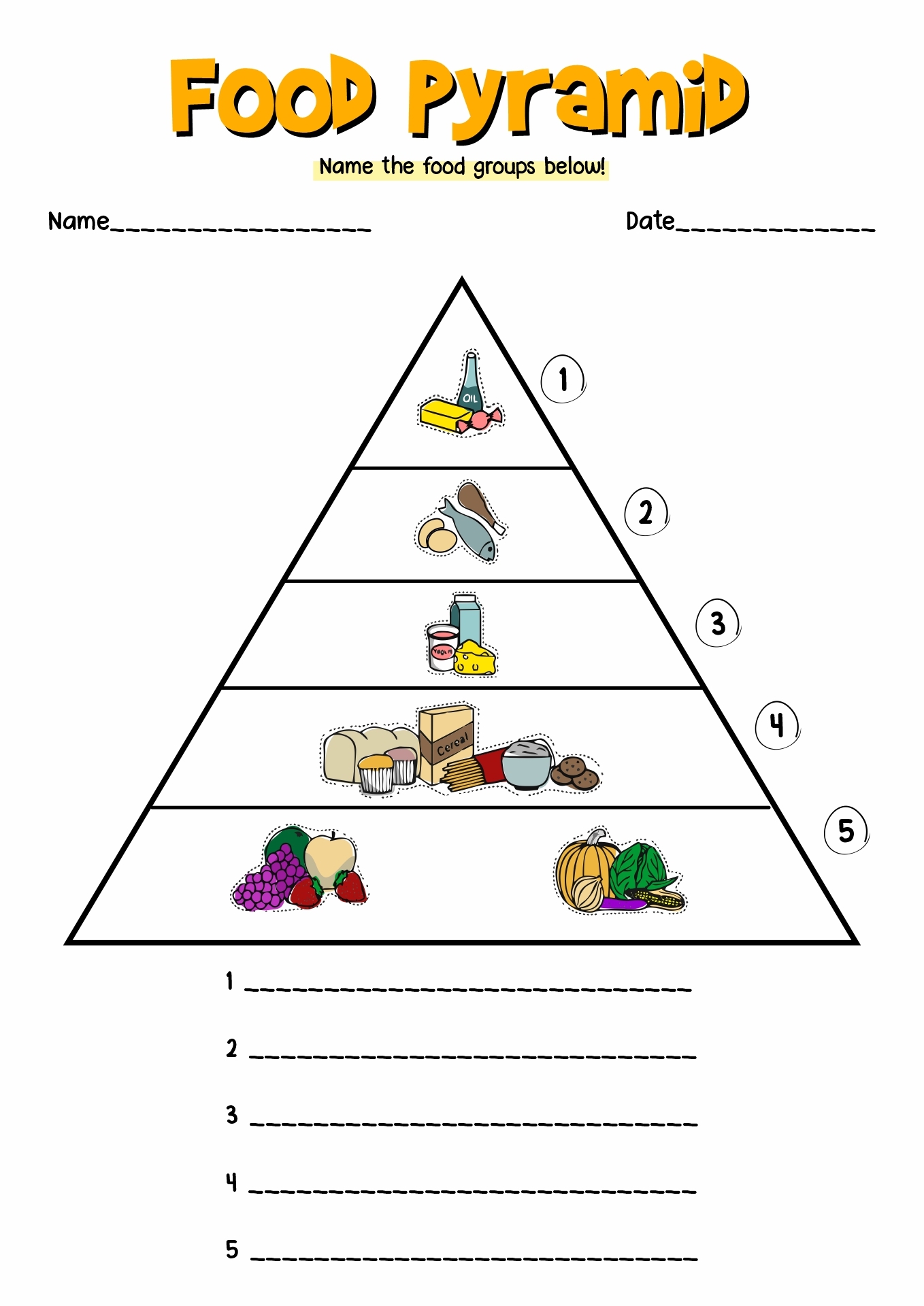Free Printable Nutrition Worksheets For Adults