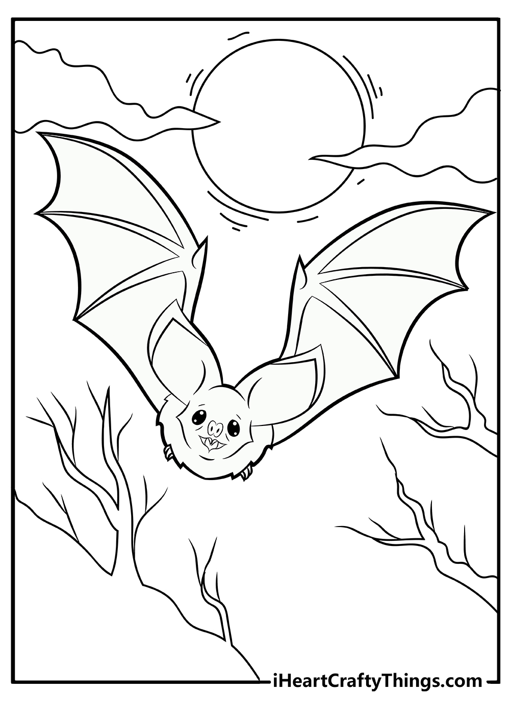 15 Bat Coloring Pages 100 Free Printables 