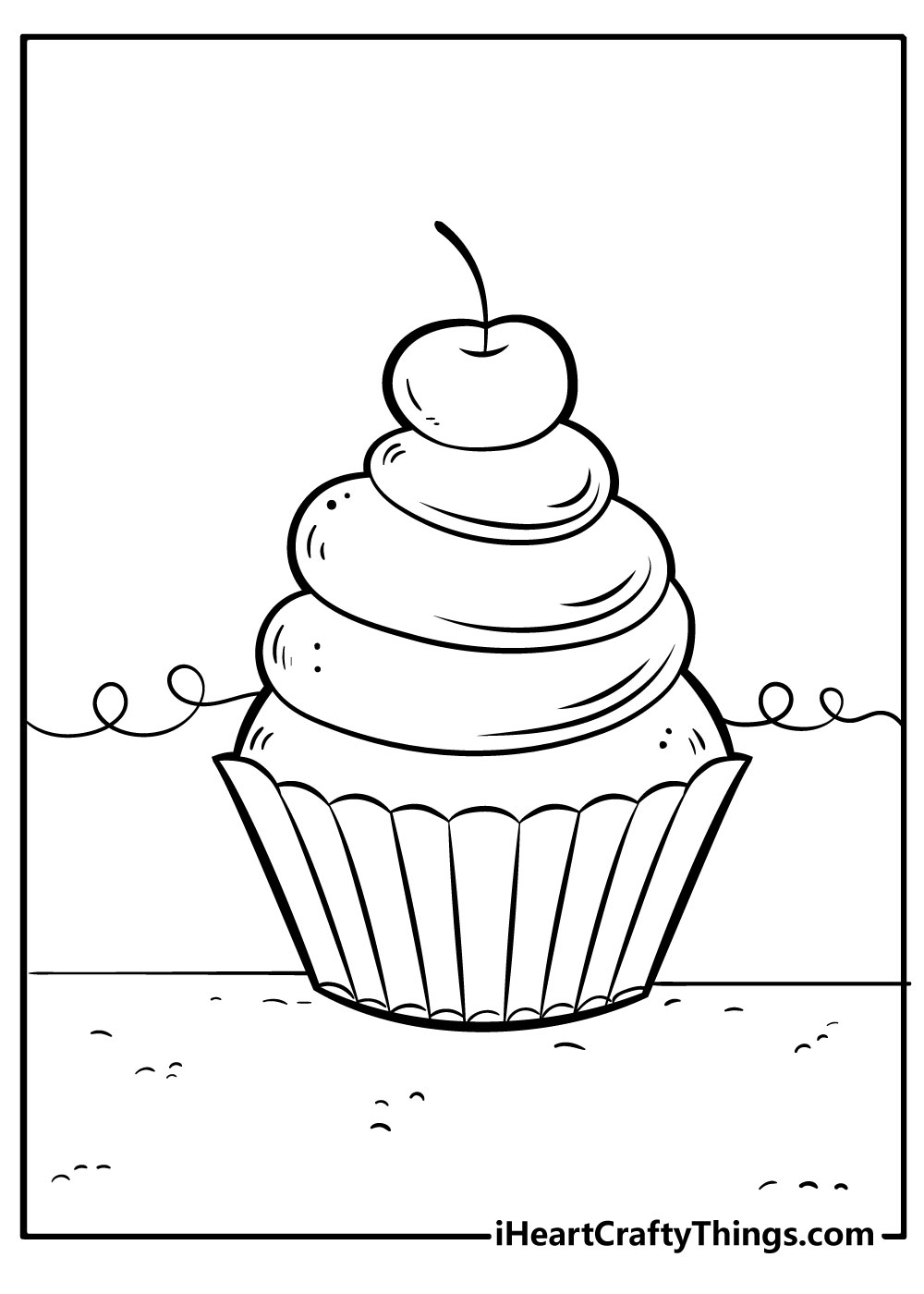 Free Printable Cupcake