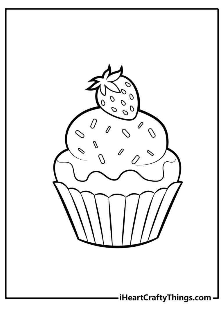 15 Cupcake Coloring Pages 100 Free Printables 
