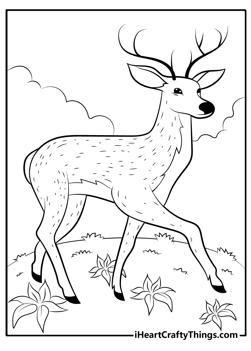 15 Deer Coloring Pages 100 Free Printables 