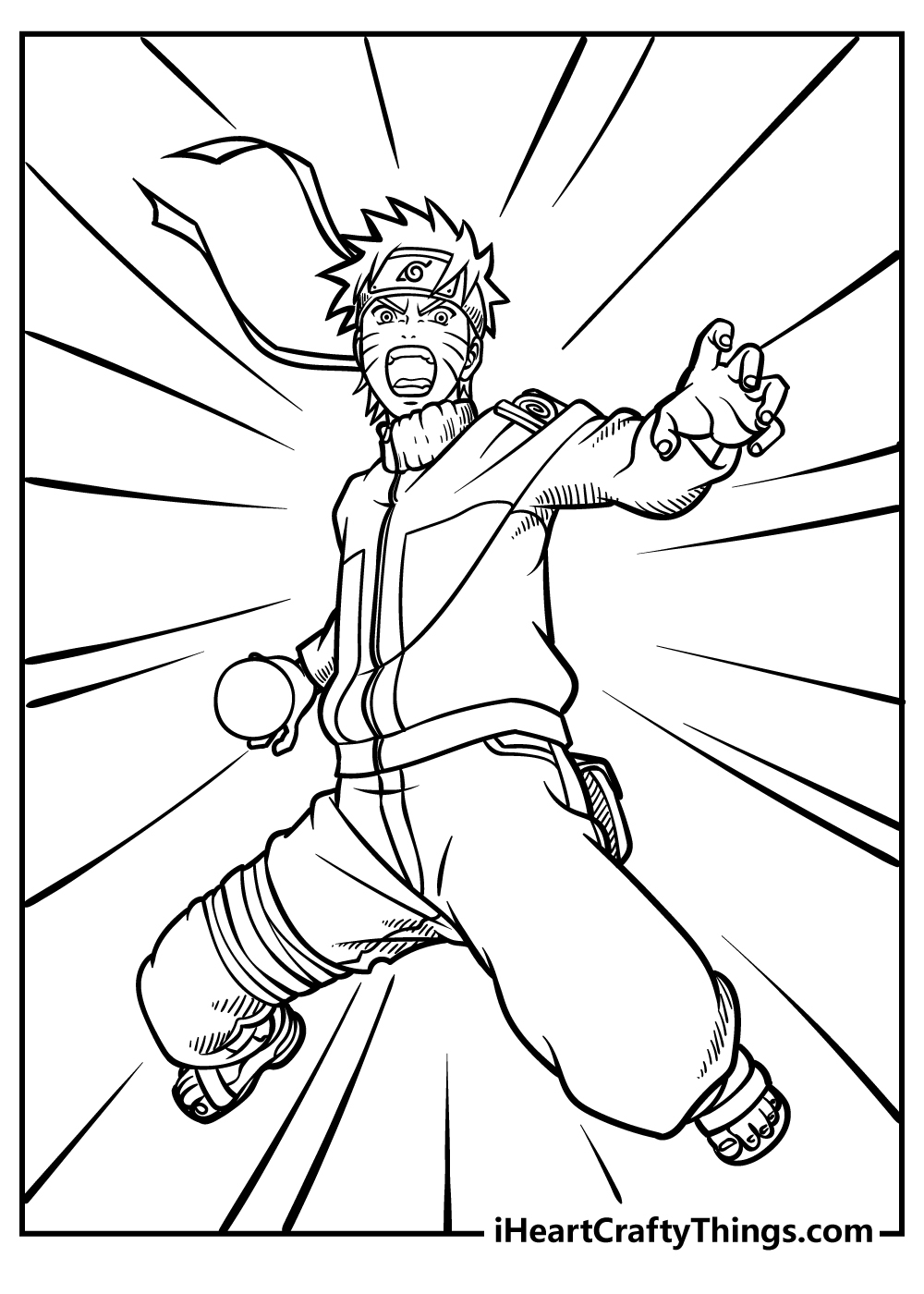 Free Anime Printable Coloring Pages