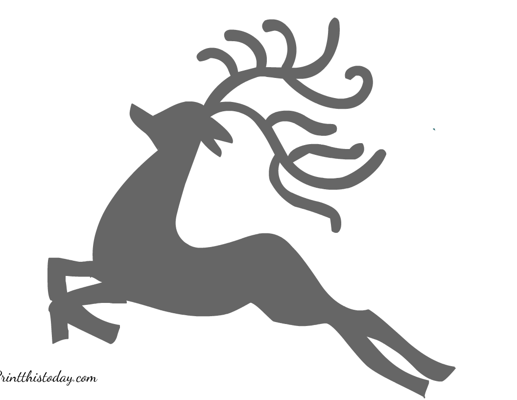 Free Printable Silhouette Christmas Stencils