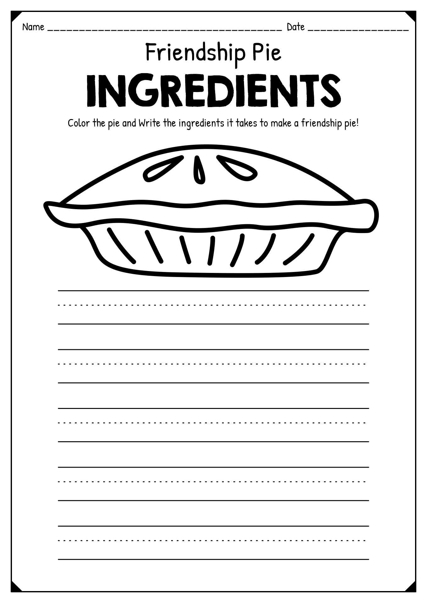 16 Printable Friendship Worksheets Elementary Free PDF At Worksheeto
