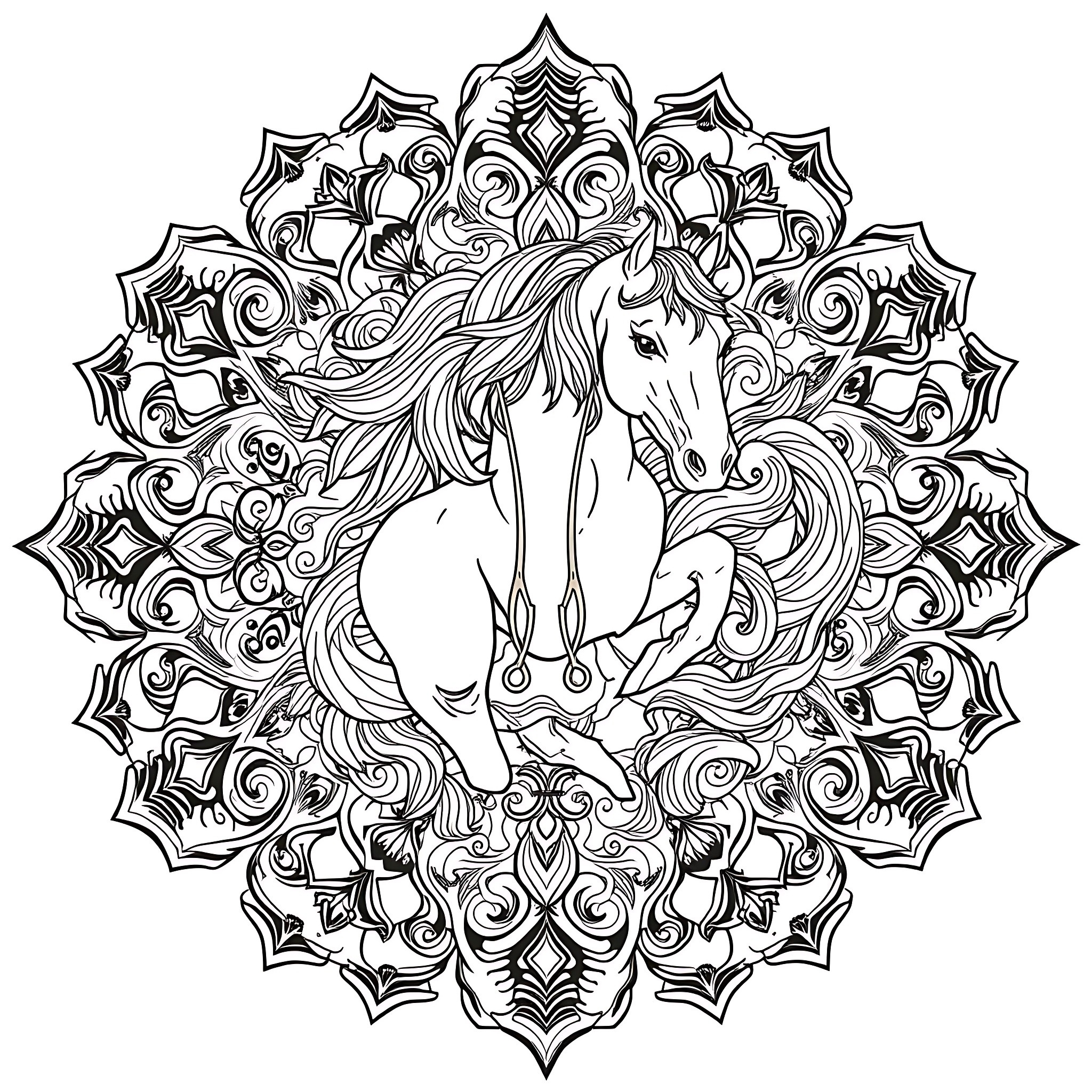 160 Best Horse Coloring Pages Free Printable PDFs 