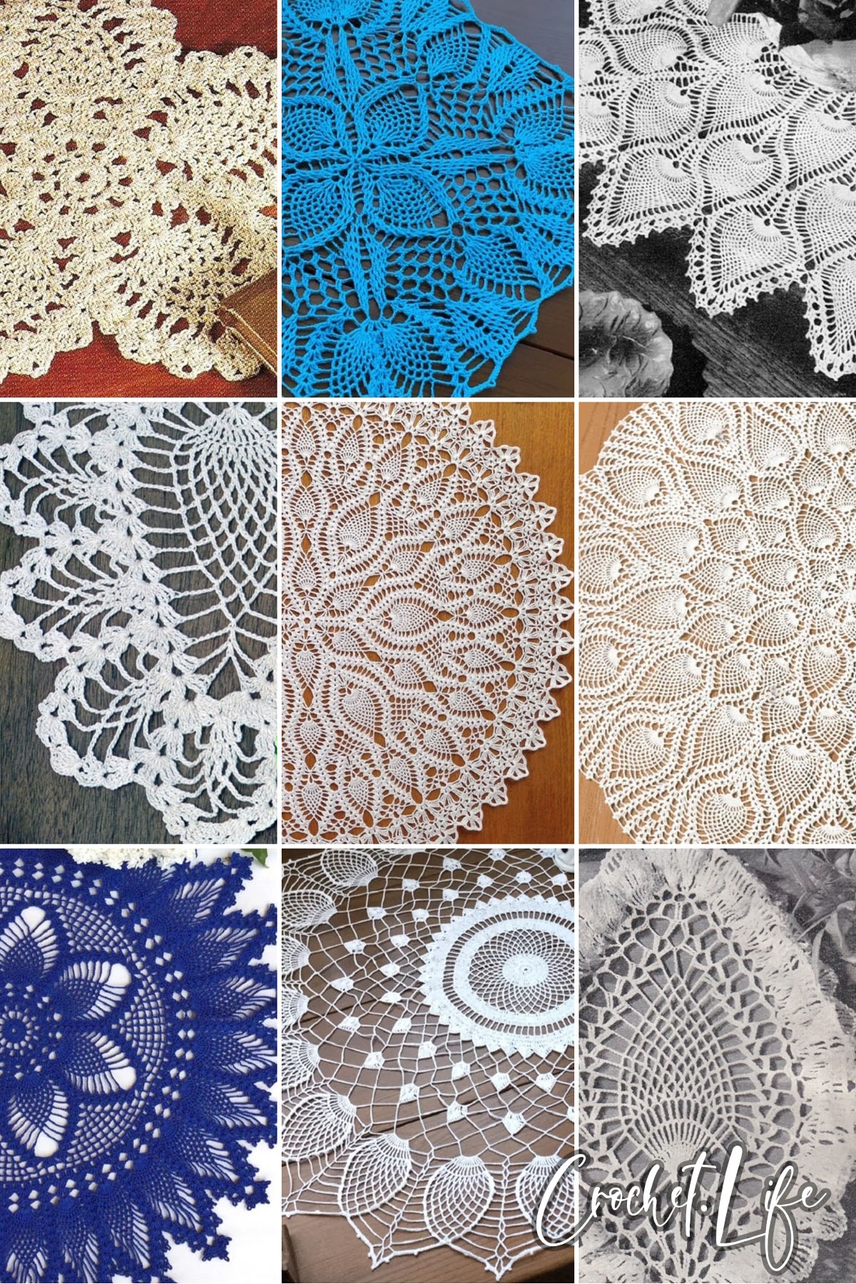 Free Printable Crochet Doilies Patterns