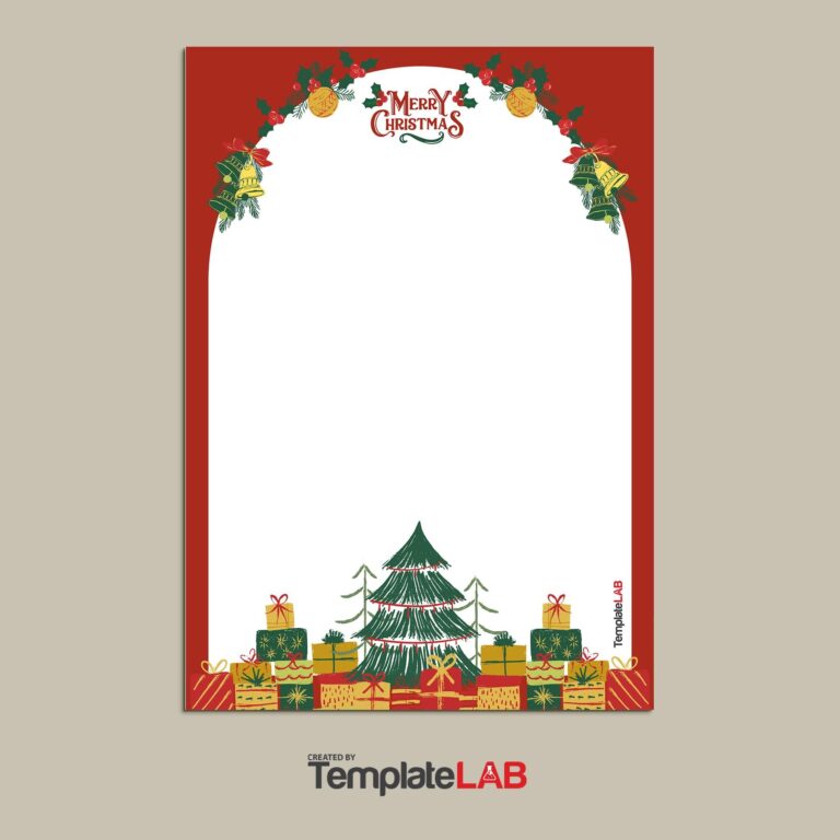 18 Free Christmas Borders Word Photoshop PowerPoint 