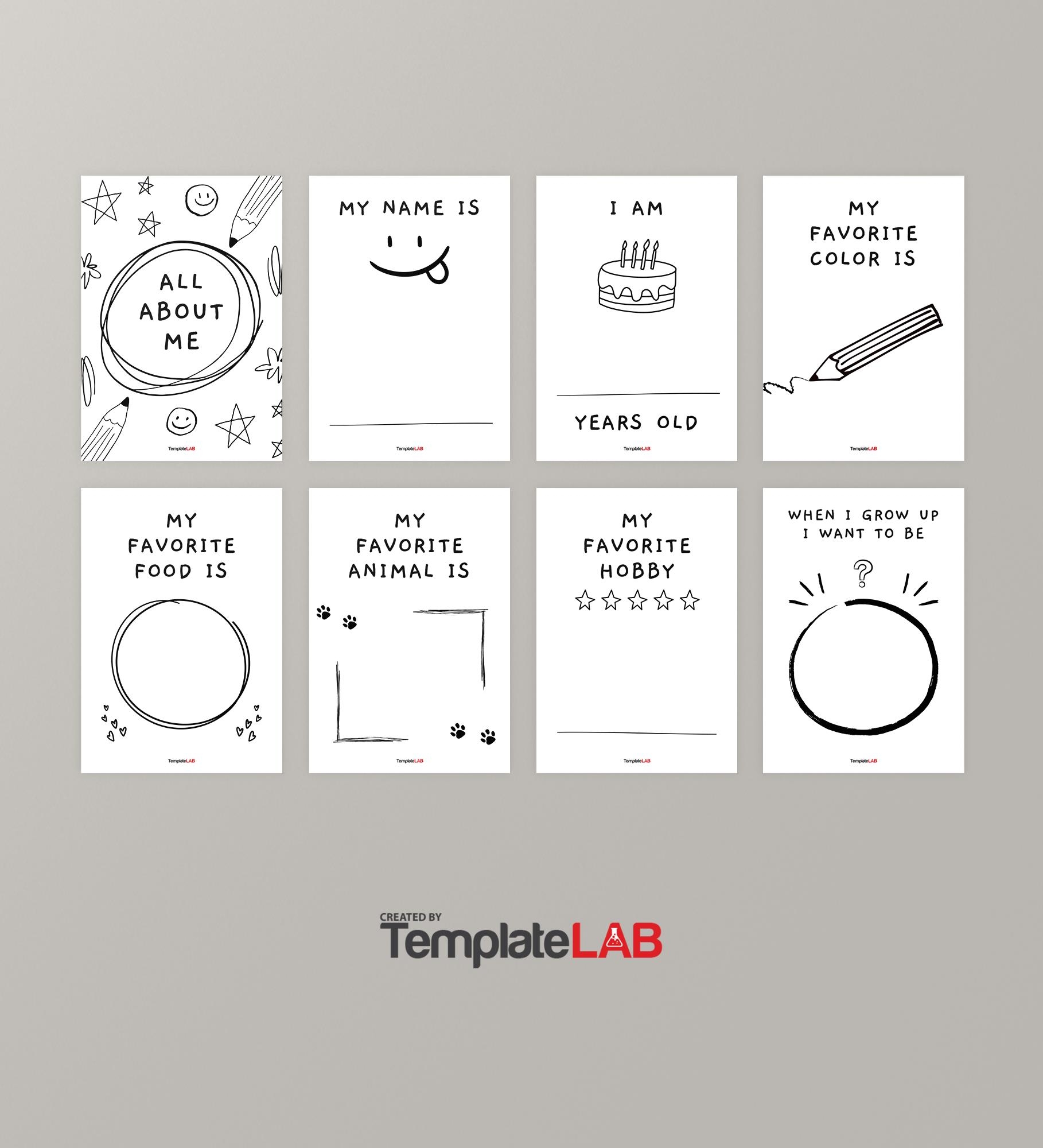 19 Printable All About Me Templates FREE TemplateLab