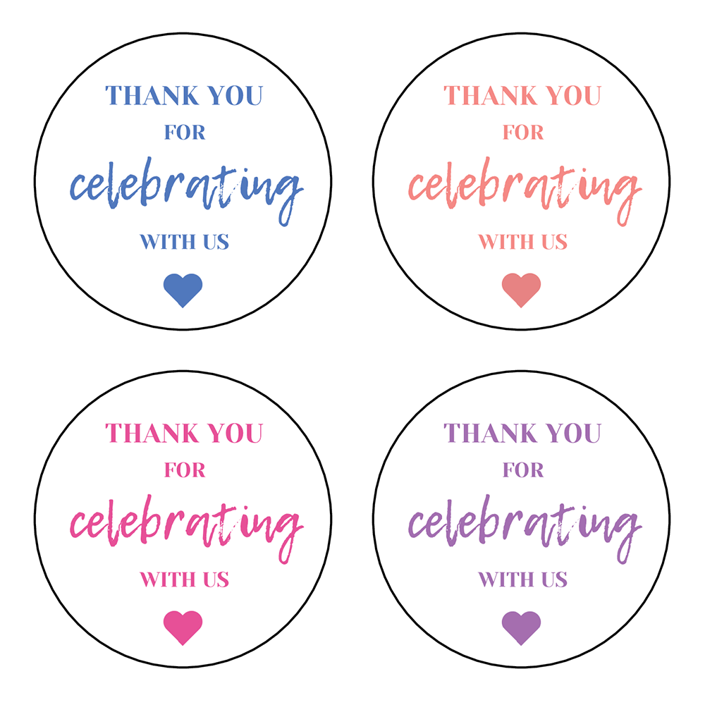 Free Printable Thank You Labels