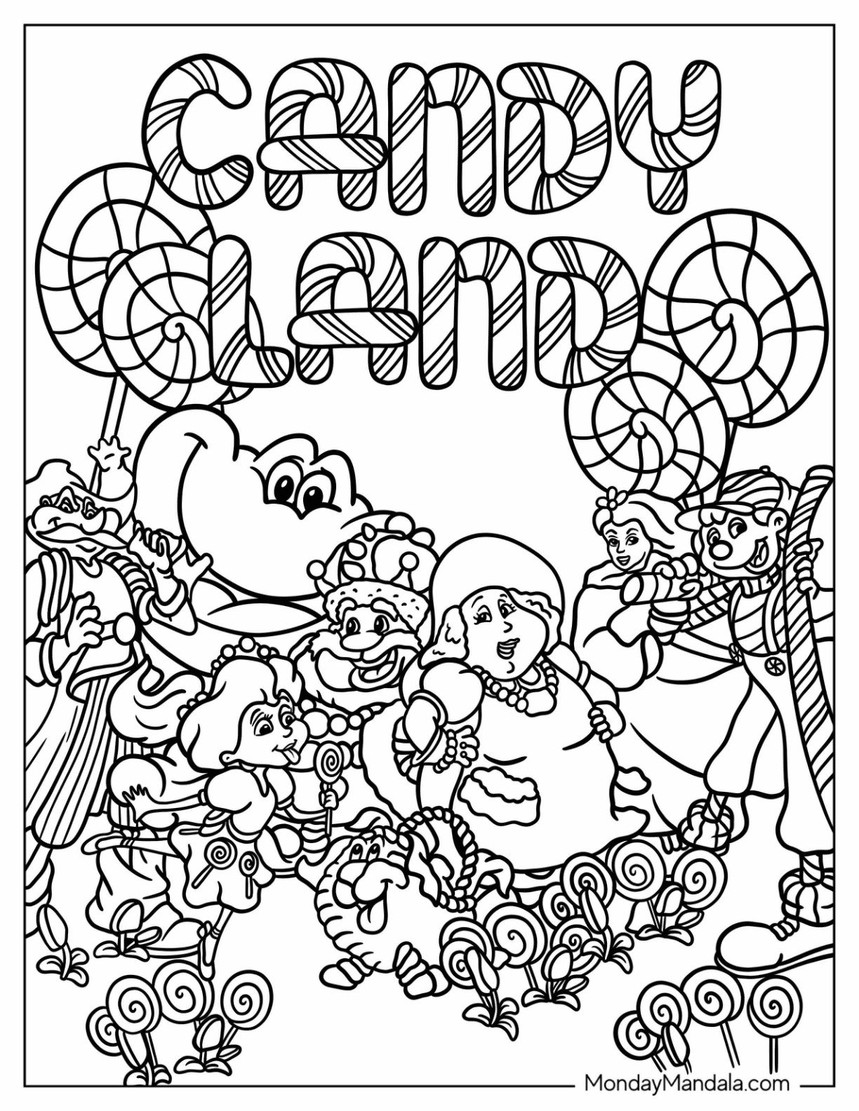 Free Printable Candyland Characters