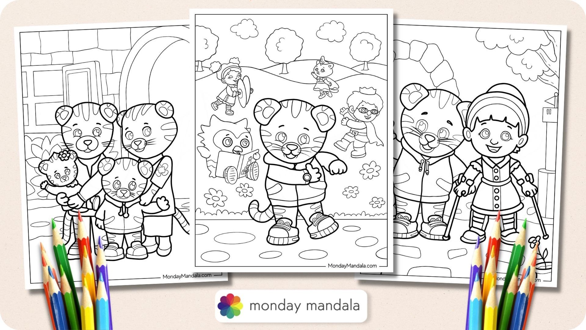 20 Daniel Tiger Coloring Pages Free PDF Printables 