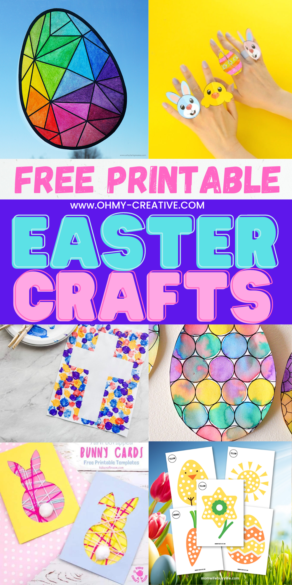 20 Easy Free Printable Easter Crafts Oh My Creative