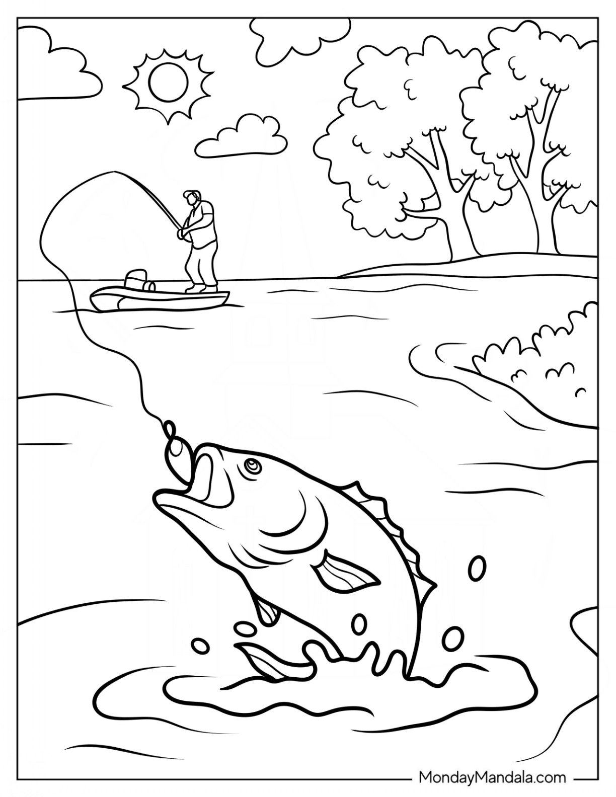 Free Printable Coloring Pages Of Fish