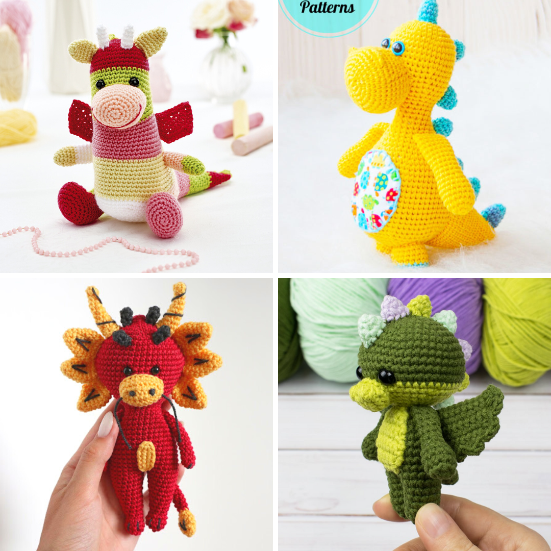 20 Free Crochet Dragon Patterns Mermaids U0026 Monkeys