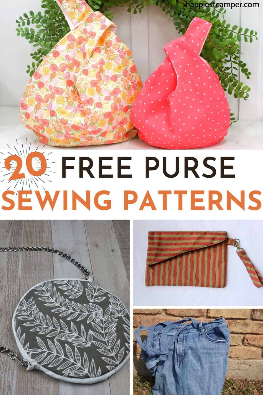 20 Free Purse Patterns To Sew Today 
