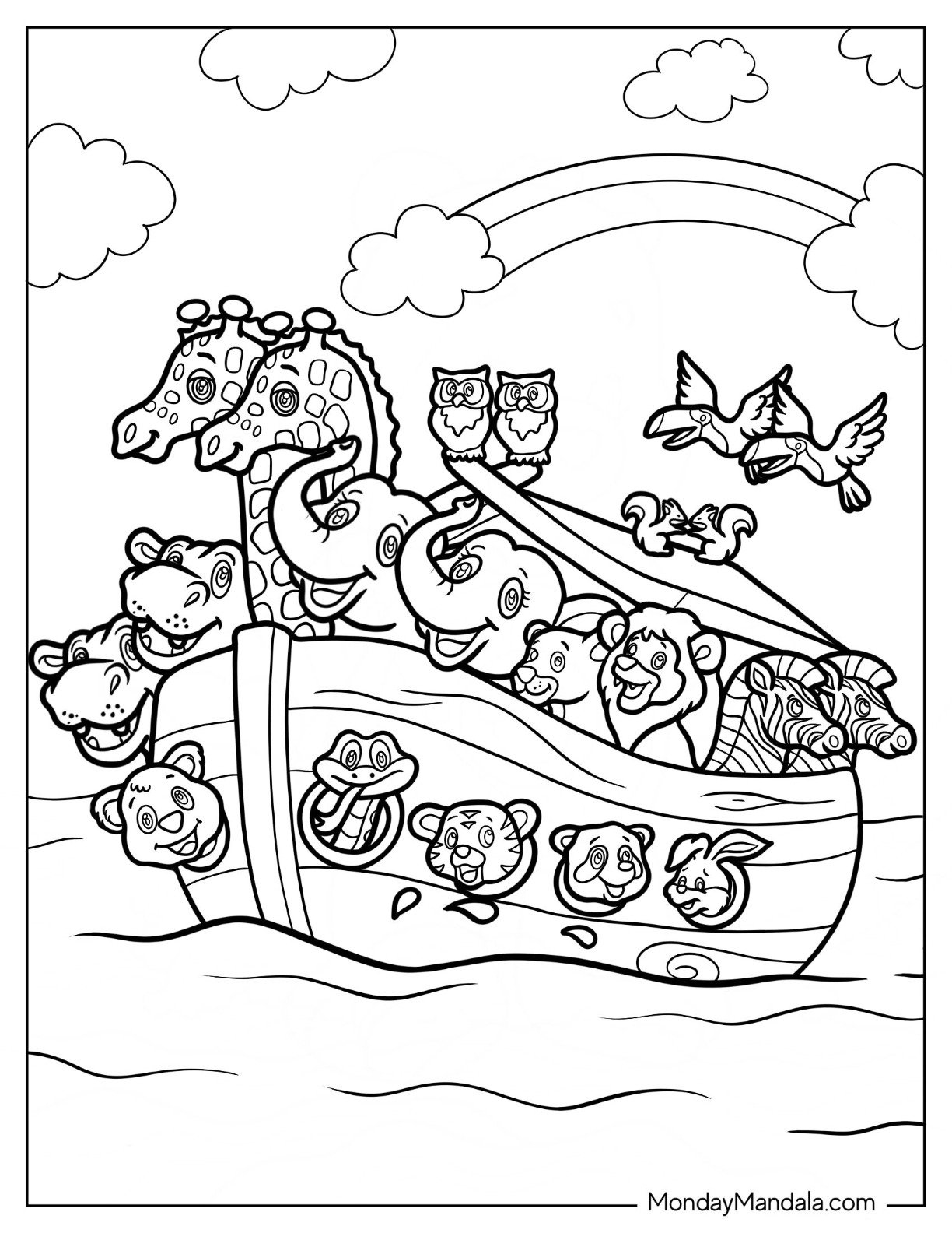 Free Noah's Ark Printable