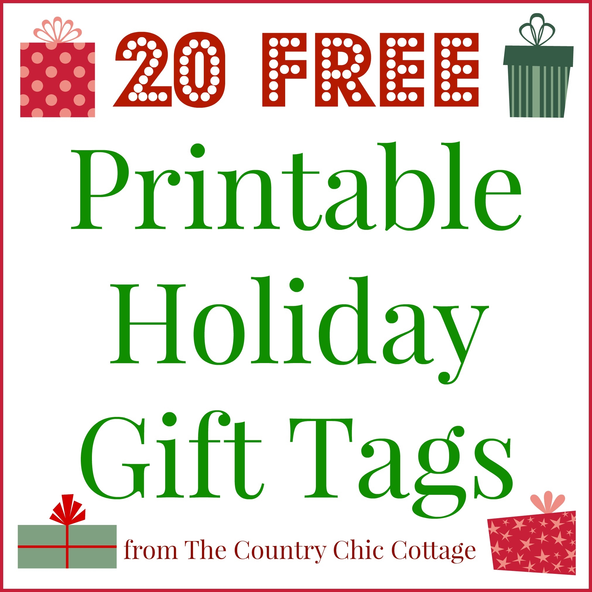 Free Printable Christmas Tags Editable