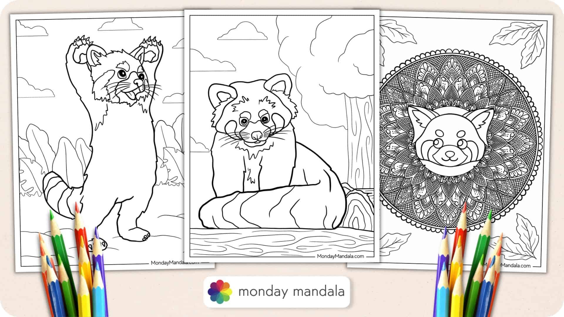 Free Printable Coloring Pages Of Pandas