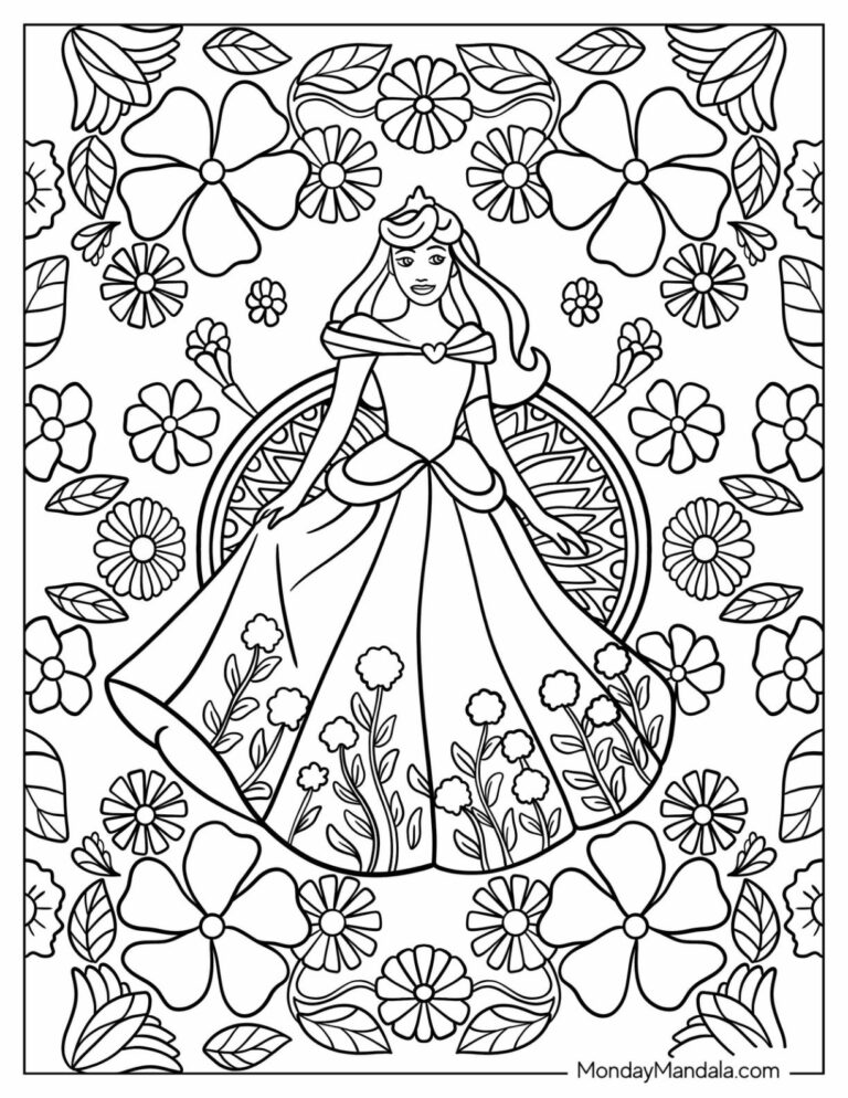 20 Sleeping Beauty Coloring Pages Free PDF Printables 