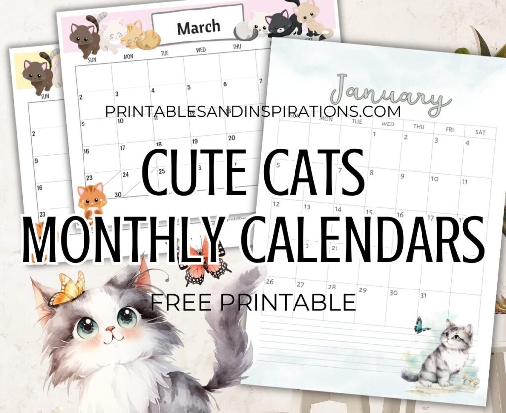 Free Printable Cats