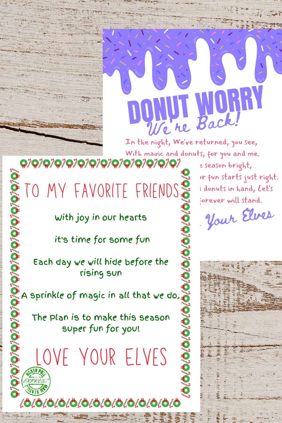 Free Printable Elf Return Letters