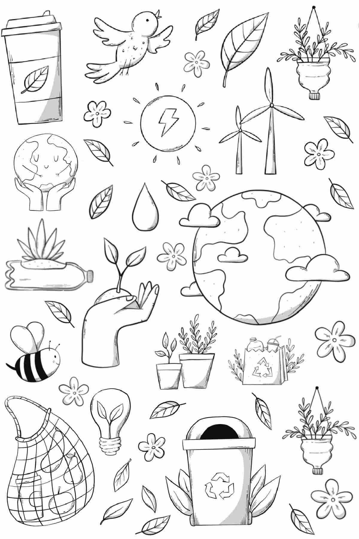 22 Free Earth Day Coloring Pages Printables For All Ages