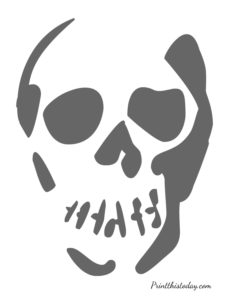 Skull Stencils Free Printable