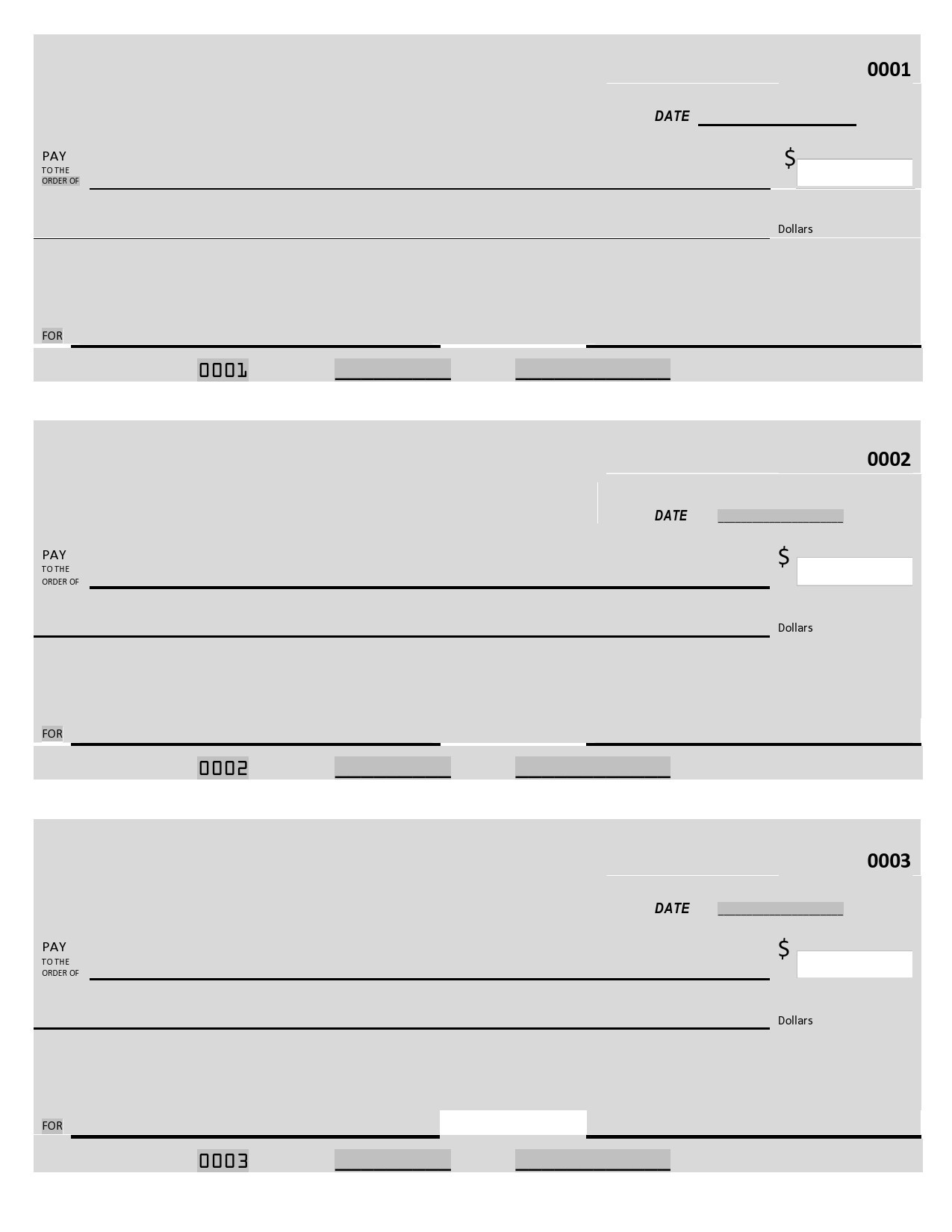 23 Blank Check Templates Real U0026 Fake TemplateLab
