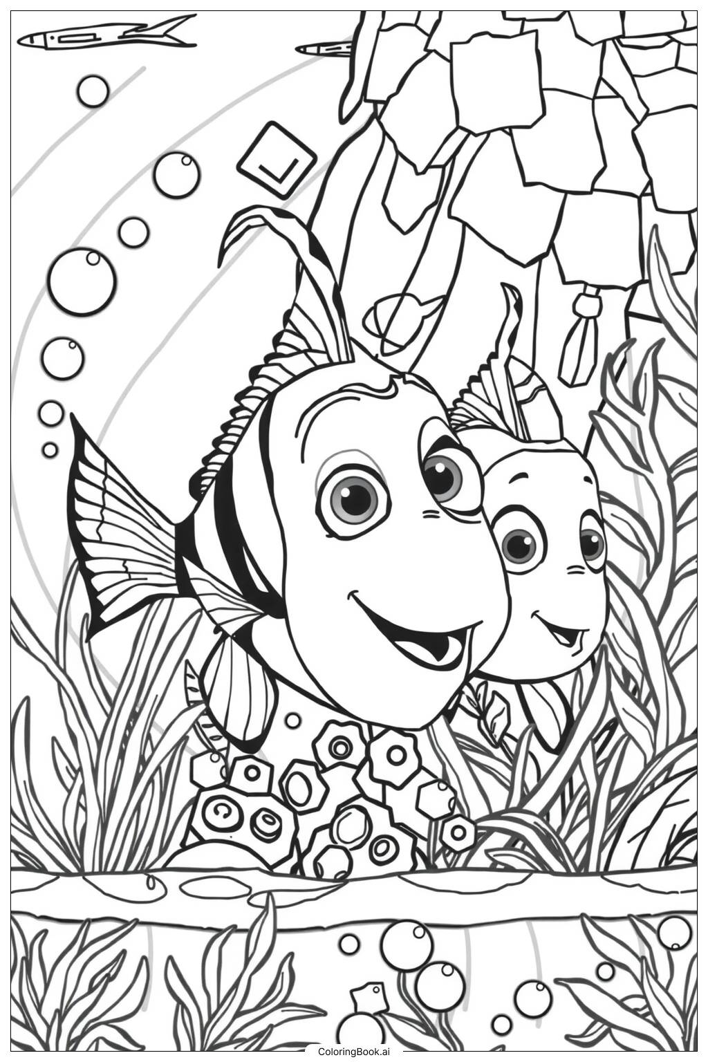 24 Finding Nemo Coloring Pages Free PDF U0026 PNG Printables 