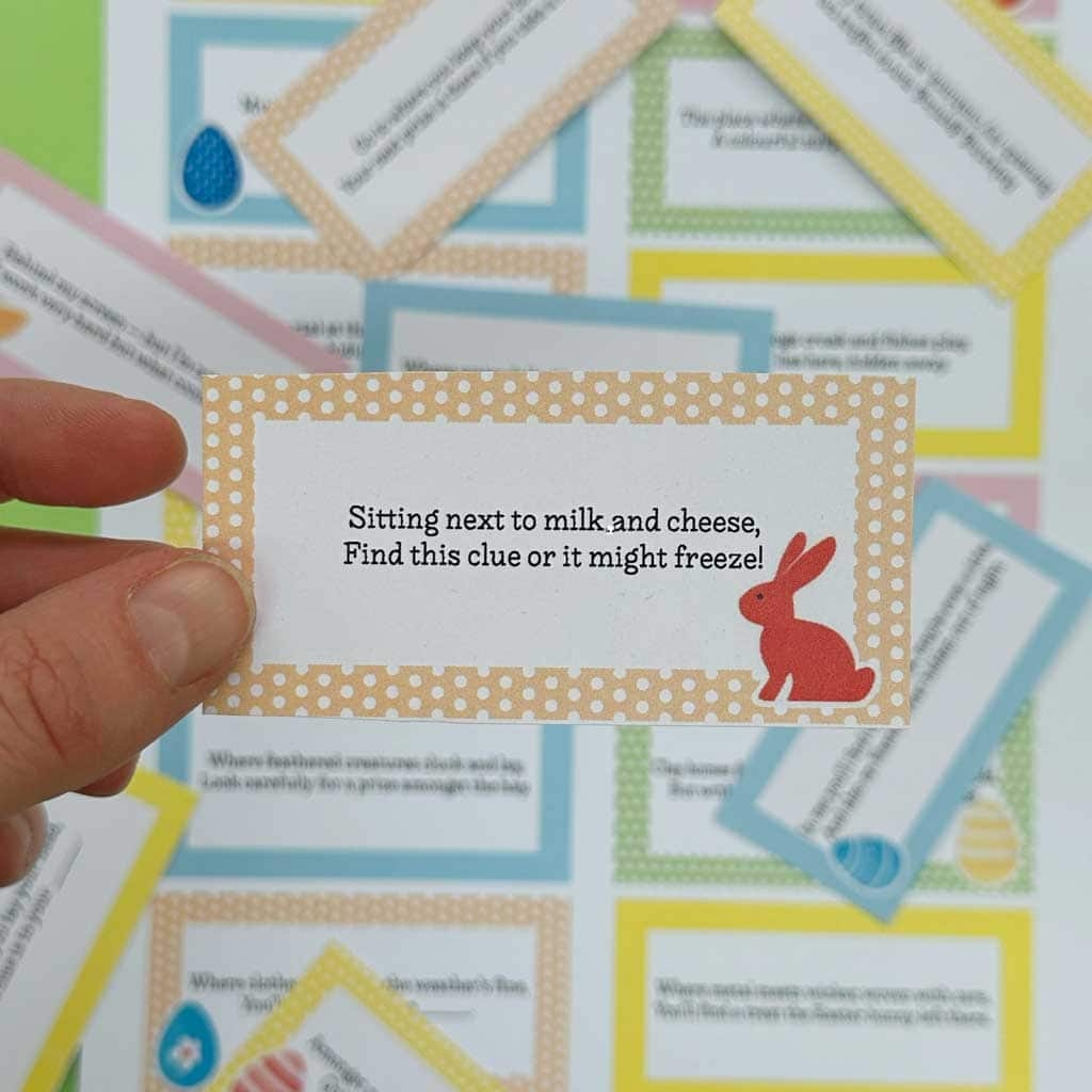 Free Easter Scavenger Hunt Printables