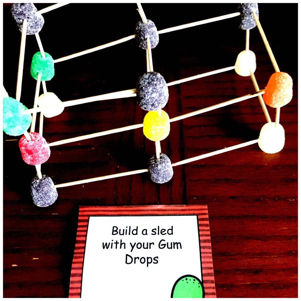 24 Gum Drop STEM Activities Free Printable